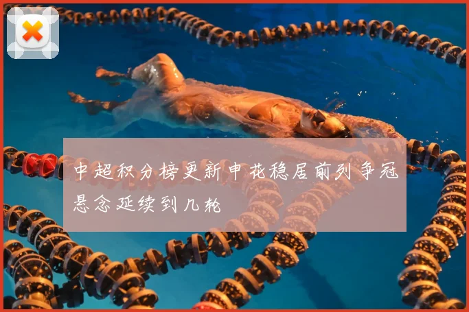 中超积分榜更新申花稳居前列争冠悬念延续到几轮